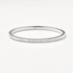 Textured Bangle In Silver -Fashion Accessories Store textured bangle in silver medley jewellery shop now bangle bracelet 37608988803302