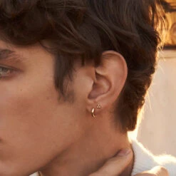 Triple Ball Stud Earrings In 10k Gold -Fashion Accessories Store triple ball stud earrings in 10k gold medley jewellery earrings 39112172437734