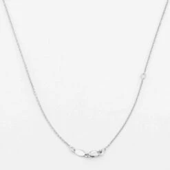 Twizzle Chain Necklace In Silver -Fashion Accessories Store twizzle chain in silver medley jewellery necklace 18325422276767