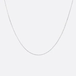 Twizzle Chain Necklace In Silver