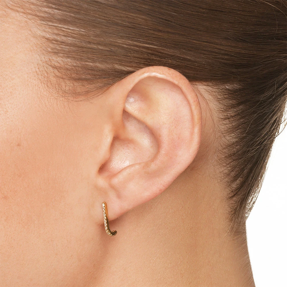 White Topaz Suspender Jacket Earrings In Gold 6 White Topaz Suspender Jacket Earrings In Gold - Image 6