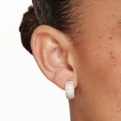 White Zircon Chunky Curve Huggies In Gold 8 White Zircon Chunky Curve Huggies In Gold -Fashion Accessories Store white zircon chunky curve huggies in gold medley jewellery earrings 41823706448102