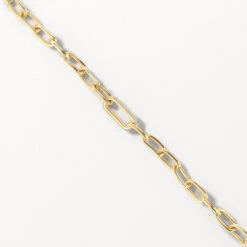 White Zircon Pave Link Paperclip Chain Bracelet In Gold -Fashion Accessories Store white zircon pave link paperclip chain bracelet in gold medley jewellery bangle bracelet 41811266076902