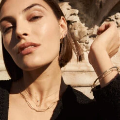 Wire Paperclip Chain Bracelet In Gold 16 Wire Paperclip Chain Bracelet In Gold -Fashion Accessories Store wire paperclip chain bracelet in gold medley jewellery bangle bracelet 39099713388774