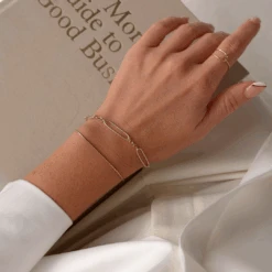 Wire Paperclip Chain Bracelet In Gold 13 Wire Paperclip Chain Bracelet In Gold -Fashion Accessories Store wire paperclip chain bracelet in gold medley jewellery bangle bracelet 39704426840294